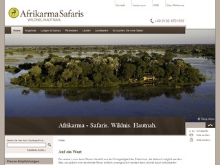 Afrikarma Safaris – Wildnis. Hautnah.