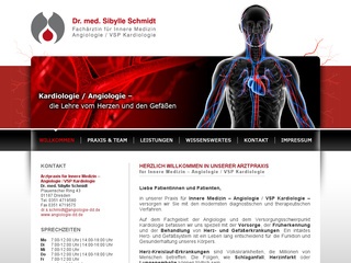 Kardiologe, Angiologe, Dresden · Arzpraxis Innere Medizin – Dr. med. Sibylle Schmidt