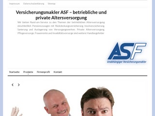 ASF Versicherungsmakler – betriebliche und private Altersvorsorge