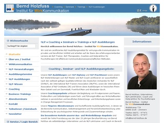 Bernd Holzfuss – NLP Ausblidungen in Hessen / Rhein-Main