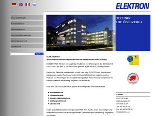 Ihr Elektronik-Spezialist | ELEKTRON AG
