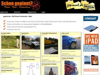 gepinnt.de – Die Pinner-Community – Posten von Bildern und Texten!