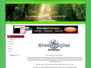 Green Eagles eine Gruppe der Umwelt Umweltgruppe