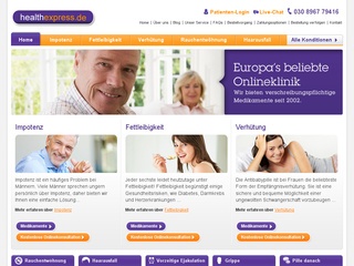 HealthExpress – Online-Klinik mit diskreter Behandlung