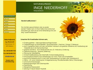 Naturheilpraxis Inge Niederhoff Heilpraktikerin