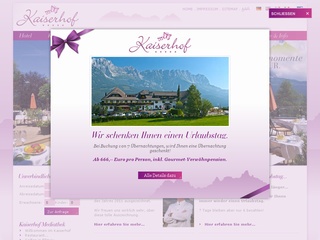 5 Sterne Hotel Kaiserhof – Luxus im Tiroler Ellmau