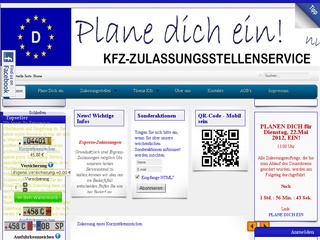 Kfz-Zulassungsstellenservice Plane-dich-ein