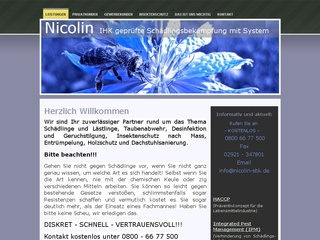NICOLIN – IHK geprüfte Schädlingsbekämpfung