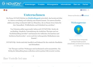 NOVAFON GmbH – Schallwellengeräte