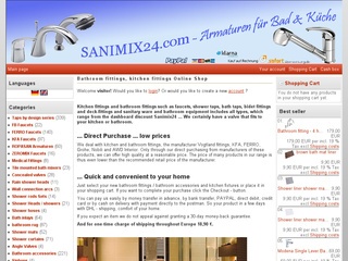 Badausstatter Sanimix24 – Badarmaturen, Küchenarmaturen und Badaccessoires