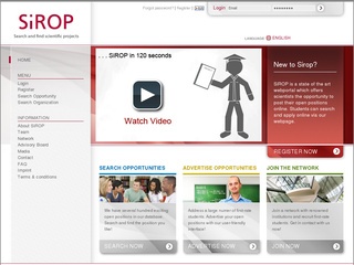 SiROP – die führende Plattform für Akademische Projekte