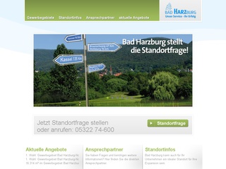 Bad Harzburg stellt die Standortfrage!