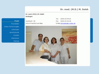 Urologie Frankfurt Dr. med. (M.D.) M. Saleh